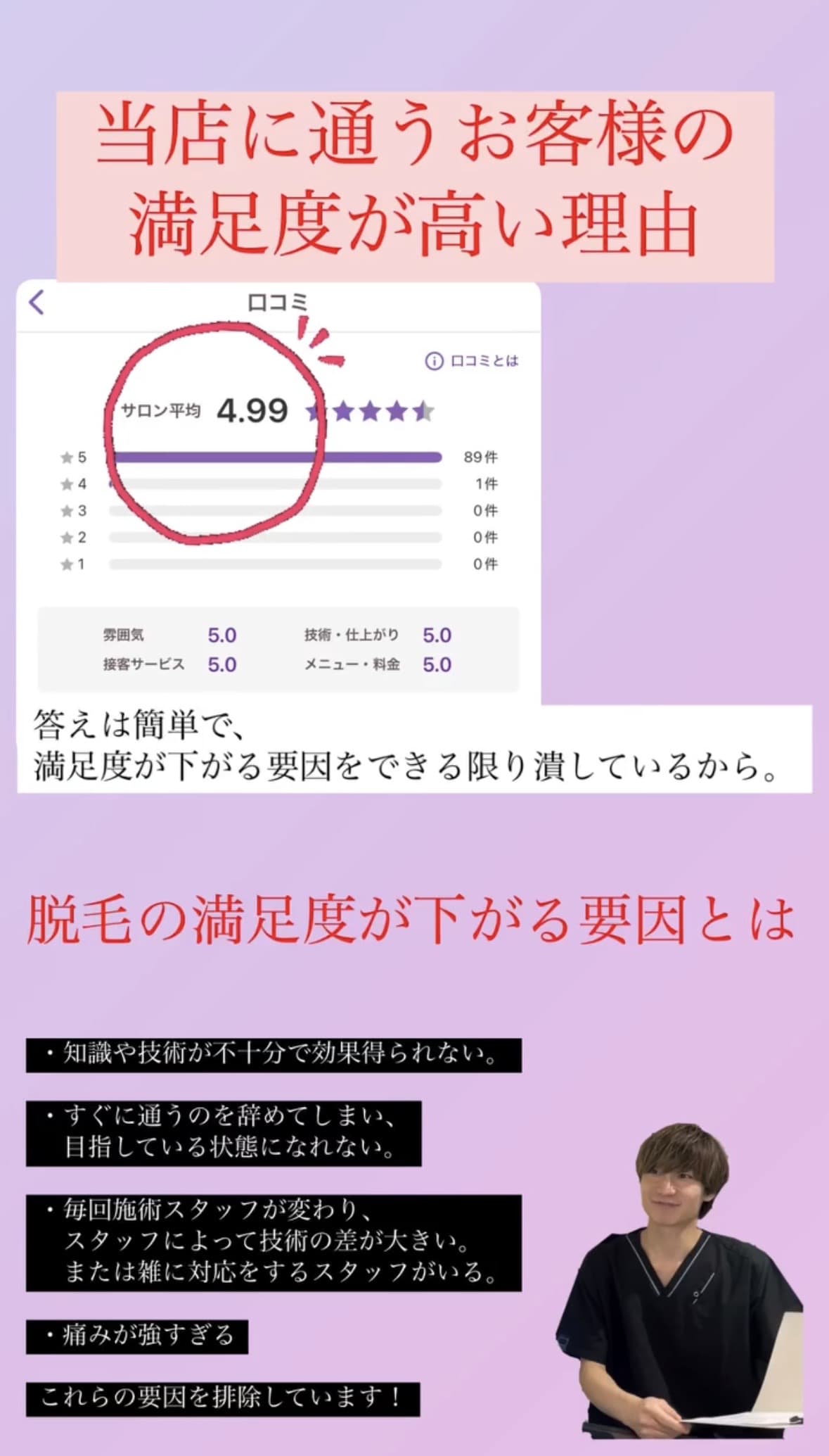 【極秘】メンズ脱毛専門店NEXUMに通うお客様満足度が高い理由